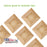 2" x 2" Mini Professional Primed Stretched Canvas 72-Pack