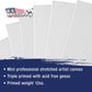 Mini Stretched Canvas 4" x 4" Squares White 24-Pack