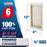 4 x 12 inch Stretched Canvas 12-Ounce Triple Primed, 6-Pack - Professional Artist Quality White Blank 3/4" Profile, 100% Cotton, Heavy-Weight Gesso