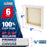 8 x 8 inch Stretched Canvas 12-Ounce Triple Primed, 6-Pack - Professional Artist Quality White Blank 3/4" Profile, 100% Cotton, Heavy-Weight Gesso