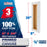 8 x 36 inch Stretched Canvas 12-Ounce Triple Primed, 3-Pack - Professional Artist Quality White Blank 3/4" Profile, 100% Cotton, Heavy-Weight Gesso