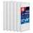 12 x 36 inch Stretched Canvas 12-Ounce Triple Primed, 6-Pack - Professional Artist Quality White Blank 3/4" Profile, 100% Cotton, Heavy-Weight Gesso