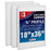 18 x 36 inch Stretched Canvas 12-Ounce Triple Primed, 3-Pack - Professional Artist Quality White Blank 3/4" Profile, 100% Cotton, Heavy-Weight Gesso