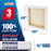 20 x 20 inch Stretched Canvas 12-Ounce Triple Primed, 3-Pack - Professional Artist Quality White Blank 3/4" Profile, 100% Cotton, Heavy-Weight Gesso