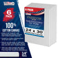 24 x 30 inch Stretched Canvas 12-Ounce Triple Primed, 6-Pack - Professional Artist Quality White Blank 3/4" Profile, 100% Cotton, Heavy-Weight Gesso