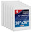 30 x 36 inch Stretched Canvas 12-Ounce Triple Primed, 6-Pack - Professional Artist Quality White Blank 3/4" Profile, 100% Cotton, Heavy-Weight Gesso