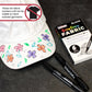 Super Markers Black Dual Tip Fabric Markers Permanent for Clothes - Set of 6 Fabric Pens with Permanent Ink, Double-Ended with Chisel Point and Fine Point Tips