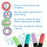 Super Markers 20 Pastel Dual Tip Fabric Markers - Fine & Chisel Point Pens Fabric Marker Permanent for Clothes, T-Shirts - Permanent Ink Eye-Catching Pastel Colors
