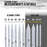 10 Piece Artist Blending Stump and Tortillion Art Blenders - Pencil, Charcoal, Graphite, Colored Pencils