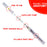 Empty Fillable Blank Paint Touch Up Pen Markers (Set of 6) - Fill with Your Own Art Acrylic, Oil and Water Base Paint, Auto Painting Clear-Coat