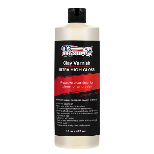 U.S. Art Supply Ultra High Gloss Varnish - 16 Ounce