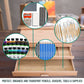 3-Drawer Artist Tool Supply Box with Multi Segmented Drawers - Hardwood Art Box for Artist Supplies, Brushes, Pencils, Erasers, Tool Storage Organizer Case