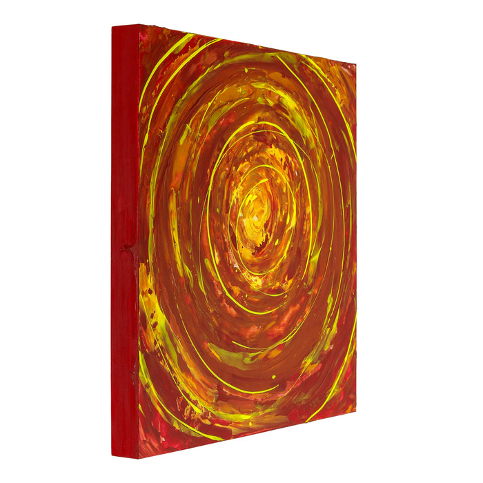8" x 8" Birch Wood Paint Pouring Panel Boards, Gallery 1-1/2" Deep Cradle (4 Pack) - Artist Depth Wooden Wall Canvases - Painting, Acrylic, Oil