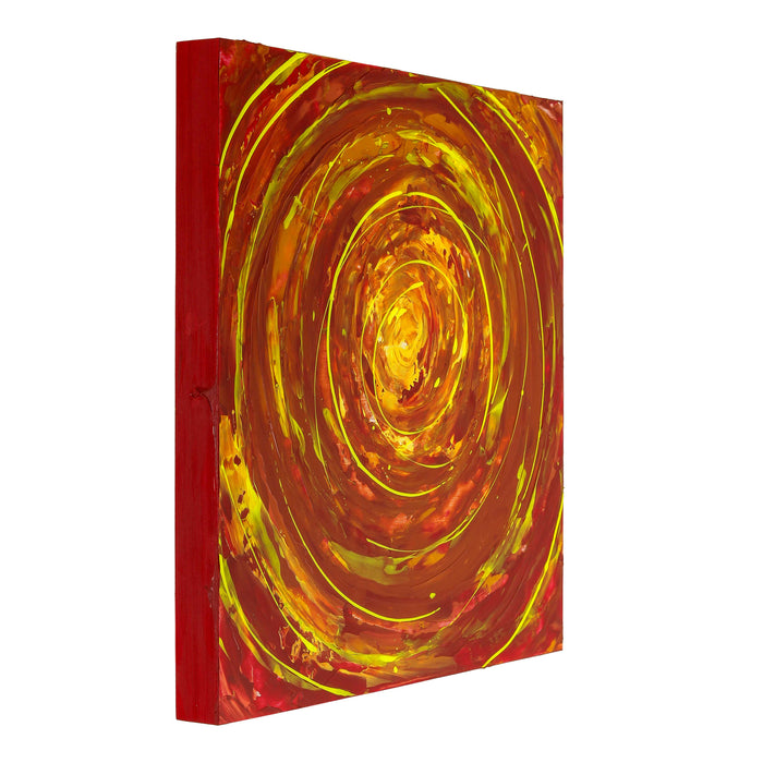 10" x 10" Birch Wood Paint Pouring Panel Boards, Gallery 1-1/2" Deep Cradle (4 Pack) - Artist Depth Wooden Wall Canvases - Painting, Acrylic, Oil