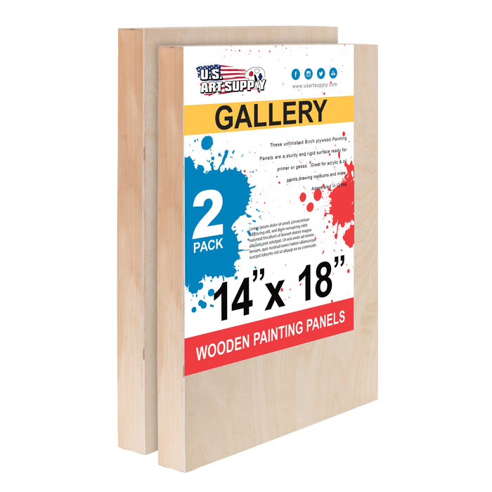2 Deep Cradled Panels, Wood Painting Panels, Wood Art Boards, Cradled Wood  Panels