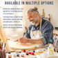 16" Round Unfinished Cradled Wood Panels for Painting, Gallery 1-1/2" Deep (2 Pack) - Artist Depth Wooden Wall Canvases - Mixed-M