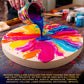 20" Round Unfinished Cradled Wood Panels for Painting, Gallery 1-1/2" Deep (2 Pack) - Artist Depth Wooden Wall Canvases - Mixed-Media Craft, Acrylic, Oil, Encaustic, Paint Pouring