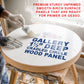 24" Round Unfinished Cradled Wood Panels for Painting, Gallery 1-1/2" Deep (2 Pack) - Artist Depth Wooden Wall Canvases - Mixed-Media Craft, Acrylic, Oil, Encaustic, Paint Pouring