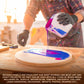 12" Round Unfinished Cradled Wood Panels for Painting, Studio 3/4" Deep (3 Pack) - Artist Depth Wooden Wall Canvases - Mixed-Media Craft, Acrylic, Oil, Encaustic, Paint Pouring