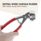 Extra-Wide Canvas Pliers 4.75" - Padded Handle for Stretching Large Canvas