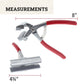 Extra-Wide Canvas Pliers 4.75" - Padded Handle for Stretching Large Canvas