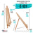 14" Medium Tabletop Display Stand A-Frame Artist Easel - Beechwood Tripod, Painting Party Easel, Portable Kids Students Classroom Table School Desktop