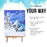 14" Medium Tabletop Display Easel - Beechwood Artist A-Frame Display Stand, Wooden Easel for Painting, Canvas Stand, (Pack of 1) Classrooms Events Photo Picture Sign Holder