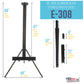 69" High Aluminum Single Mast Artists Studio Easel Stand for Sign and Floor Display - Heavy Duty Adjustable Extra Large Canvas Height Up To 47" - Palette Holder, Brush Rest, Painting