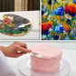 5-Piece Plastic Palette Knife Set for Acrylic Painting - Paint Spatula Tools for Oil, Canvas Art - Painting Knives for Mixing, Texturing - Pallet Knives for Art & Cake Decorating