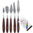 5-Piece Stainless Steel Palette Knife Set for Acrylic Painting - Paint Spatula Tools for Oil, Canvas Art - Painting Knives for Mixing, Texturing - Pallet Knives for Art & Cake