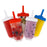 U.S. Kitchen Supply® Jumbo Set of 18 Classic Ice Pop Molds - Sets of 6 Red, 6 White & 6 Blue