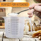 U.S. Kitchen Supply 6 Pack Plastic Measuring Cups with Handles - 32 oz Liquid Measuring Cup, Clear Microwave Safe Kitchen Cups - Measure in mL or Ounces, Measurement Cup for Cooking