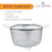 U.S. Kitchen Supply® 3 Quart Stainless Steel Mesh Net Strainer Basket - Wide Rim, Resting Feet & Handles - Colander to Strain, Rinse, Fry, Steam or Cook Vegetables & Pasta