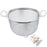 U.S. Kitchen Supply® 3 Quart Stainless Steel Mesh Net Strainer Basket - Wide Rim, Resting Feet & Handles - Colander to Strain, Rinse, Fry, Steam or Cook Vegetables & Pasta