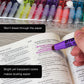 U.S. Office Supply Bible Safe Highlighter Set of 16, 2 Sets of 8 Bright Flouresent Colors, Dry Bible Highlighters No Bleed, Fade or Smear, Safe Gel Markers, Accessories, Study Guide