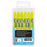 U.S. Office Supply 6 Pack of Yellow Bible Safe Gel Highlighters - Bright Neon Fluorescent Yellow Color Markers - Won't Bleed, Fade or Smear - Twist-Up