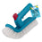 Professional Pool Step and Corner Cleaning Brush with Adjustable 180 Degree Handle Rotation, Scrub Clean Swimming Pools Spas Hot Tubs