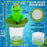 U.S. Pool Supply Frog Prince Floating Pool Chlorine Dispenser, Collapsible Base, Holds 3" Tablets - 7" Fun Cute Happy Pet Froggy Animal Float Floater