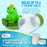 U.S. Pool Supply Frog Prince Floating Pool Chlorine Dispenser, Collapsible Base, Holds 3" Tablets - 7" Fun Cute Happy Pet Froggy Animal Float Floater