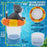 Kitty Cat Floating Pool Chlorine Dispenser, Collapsible Base, Holds 3" Tablets - 7" Fun Cute Pet Life Preserver Animal Float Floater