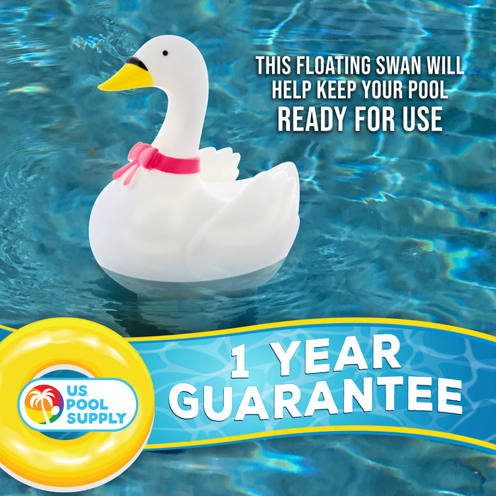 Swan Floating Pool Chemical Dispenser, Collapsible, Holds 3" Tablets