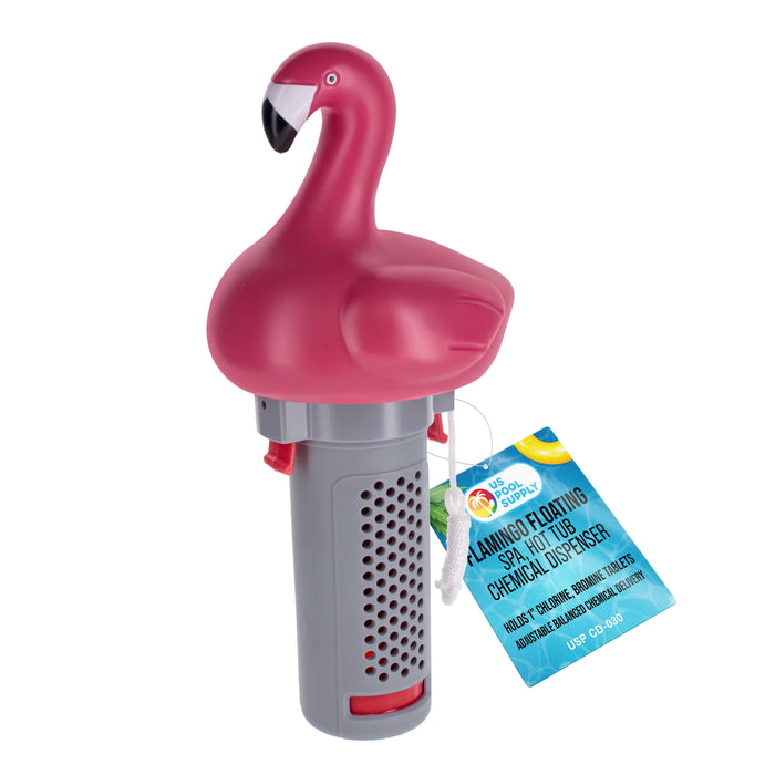 Flamingo Floating Spa, Hot Tub & Small Pool Chlorine and Bromine Dispe U.S. Art Supply Flamingo Floating Spa, Hot Tub & Small Pool Chlorine and Bromine Dispe U.S. Art Supply