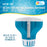 Large Pool Floating Chlorine Chemical Dispenser with 120° F Thermometer, 7" Diameter, Holds 3" Tablets, Adjustable Chemical Delivery