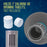 Floating Spa, Hot Tub & Small Pool Chlorine and Bromine Chemical Dispenser - Holds 1" Tablets, 13 Flow Level Control Settings