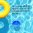 Pool & Spa Floating Chlorine & Bromine 3" Tablet View Circle Chemical Dispenser 10" Diameter - Floats Upright when Full and Flat when Needs Refill