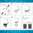 Professional In-line Pool Leaf Canister with Plastic Mesh Filter Basket - Fits 1-1/2” Swimming Pool Cleaner Vacuum Hose Sections - Skim Leaves