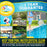 Pool and Spa Skimmer Net with Pole, 30" Long Handheld Ultra-Fine Mesh Pool Skimmer Net - Hand Held Spa, Hot Tub, Pond Cleaning - 17" Pole Handle, Deep Leaf Netting, Scoop Skim Leaves