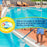Professional Swimming Pool 12" Leaf Skimmer Net & 16" Rake Net Set - Fine Mesh Netting, Clean Pool, Spa - Removes Leaves, Debris Fast