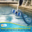 U.S. Pool Supply® 1-1/2" x 25 Foot Heavy Duty Spiral Wound Swimming Pool Vacuum Hose with Kink-Free Swivel Cuff, Flexible - Connect to Vacuum Heads