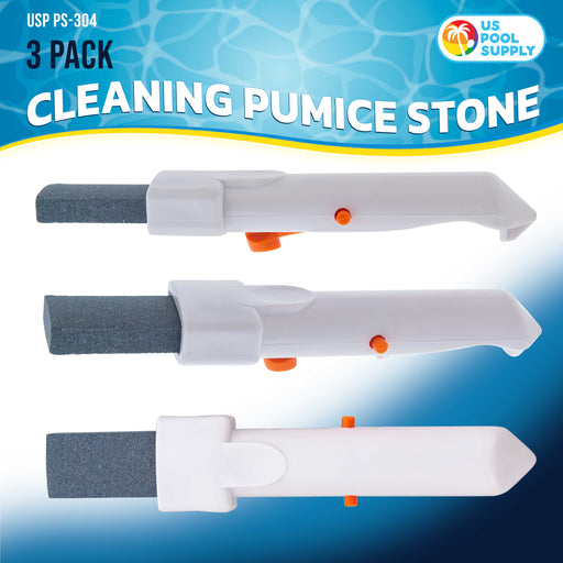 Pumice Stone On EZ-Clip Handle (Pack OF 3-PCS)
